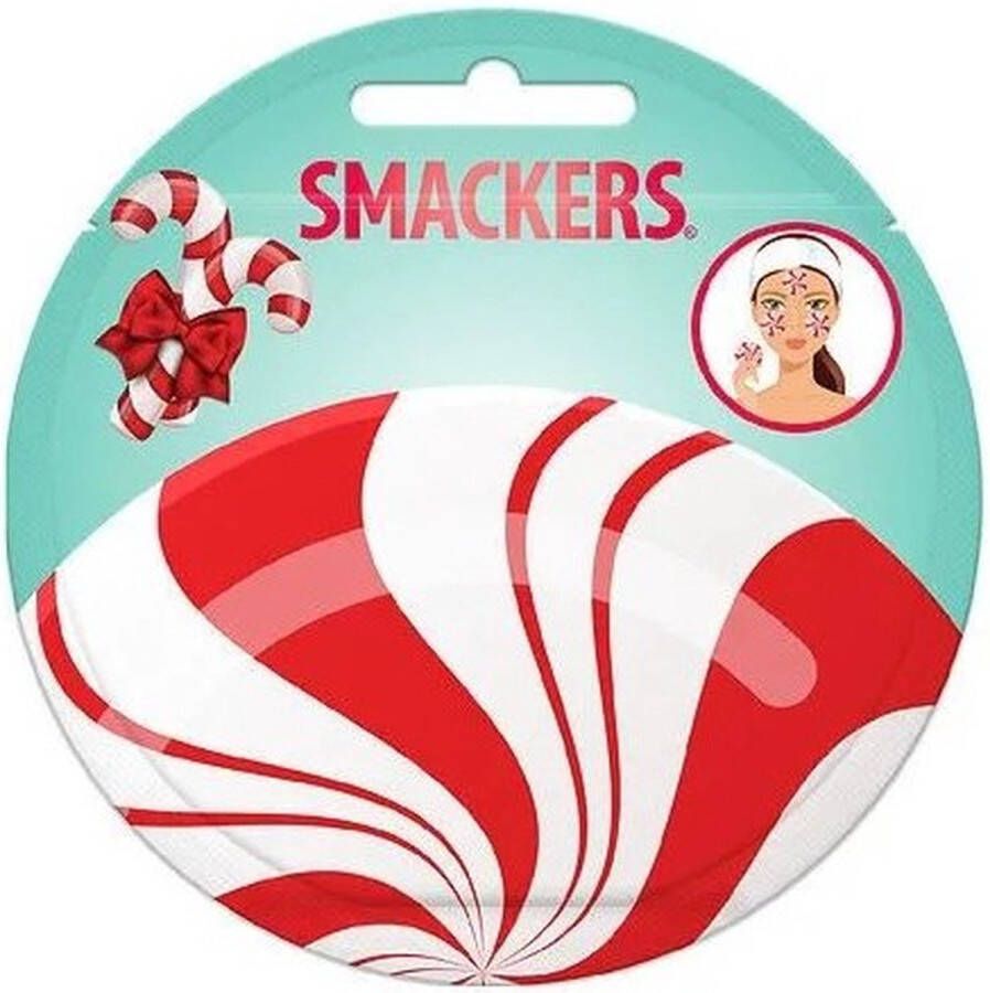Lip Smacker Face Slice Mask Peppermint Slice mask Kerst Gezichtsmasker Gezichtsverzorging Gezicht hydratatie Huidverzorging Anti uitdroging voor gezicht