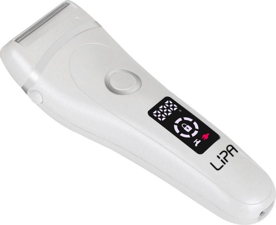 LIPA 588 Ladyshave Waterproof Ladyshaves voor vrouwen Ladyshaves oplaadbaar Scheerapparaat vrouwen Draadloos Droog en nat 1.5 uur gebruik zonder opladen LED indicator USB opladen Gezicht oksels benen en bikinilijn Draaibare kop