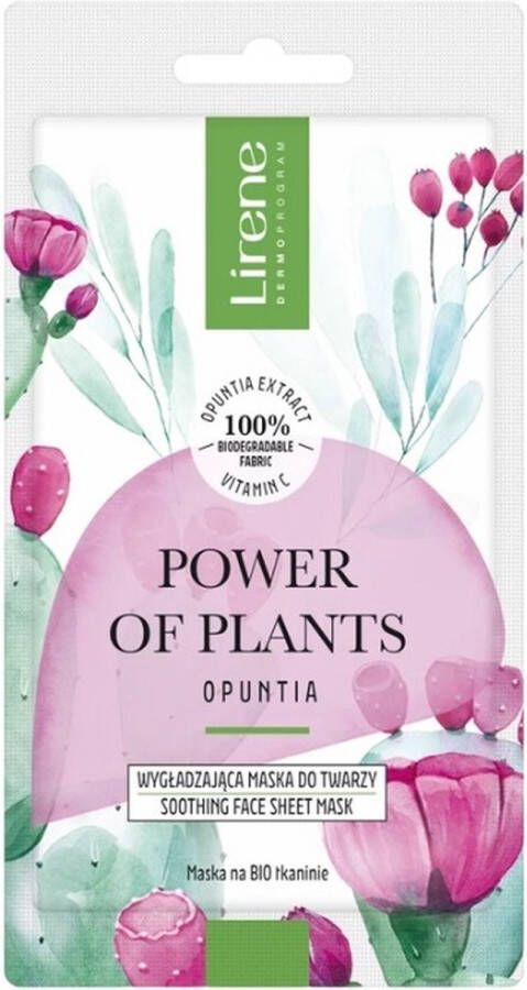 Lirene Power of Plants gladmakend gezichtsmasker Opuntia 17g