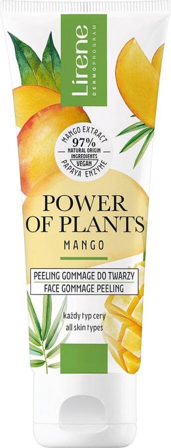 Lirene Power of Plants Mango gommage gezichtsscrub 75ml