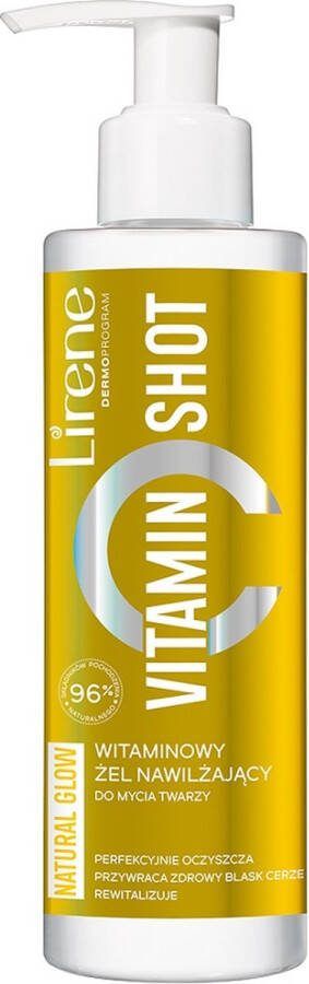 Lirene Vitamin Shot Vitamin Moisturising Gel Face Wash 190ml