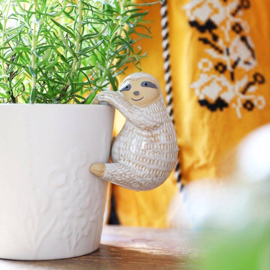 Lisa Angel Plantenhanger Luiaard Sloth Trend Keramiek Plantenpot Hanger