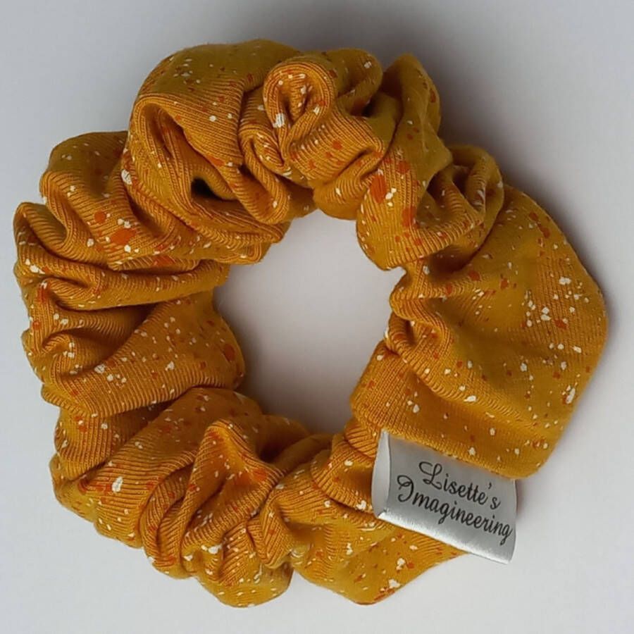 Lisette's Imagineering Yellow Confetti Scrunchie