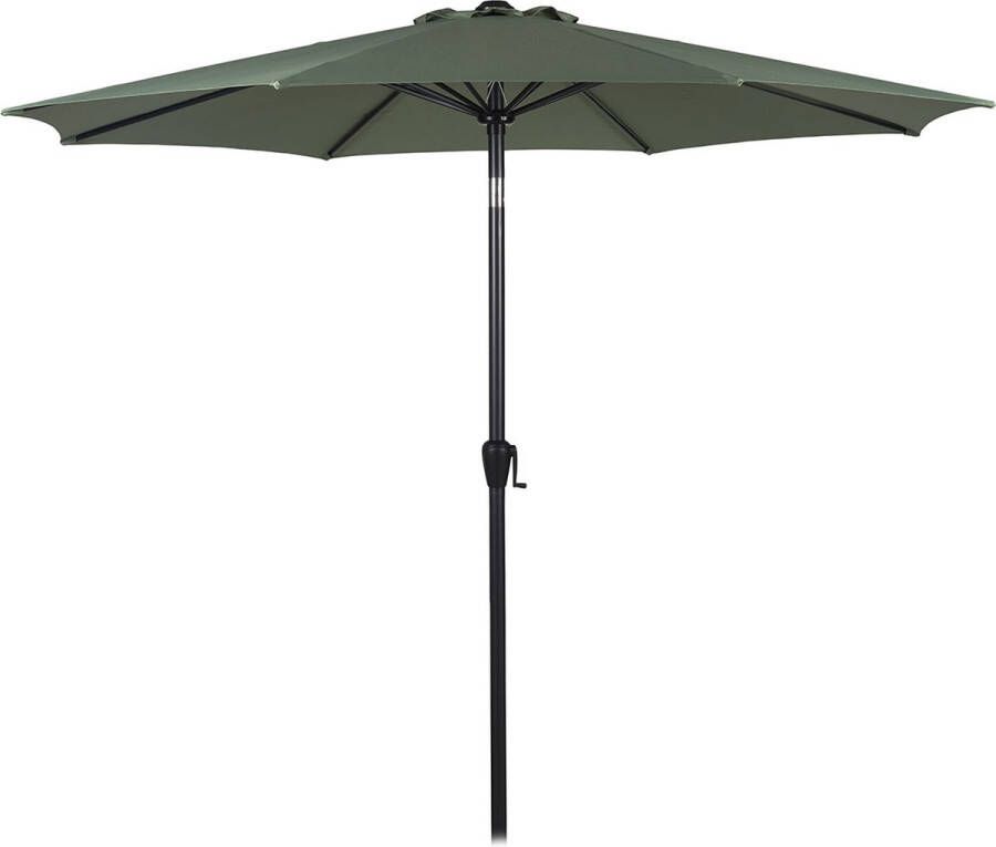 Lisomme Jairo verstelbare ronde parasol Ø3 meter Groen