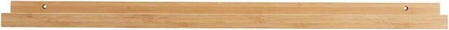 Lisomme Juul bamboe houten wandplank B75 x D10 x H5 cm