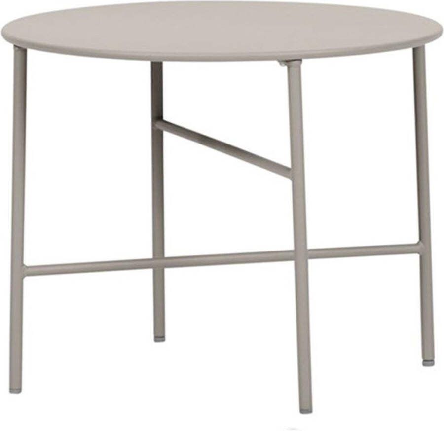 Lisomme Mila metalen tuin salontafel grijs Ø 50 cm