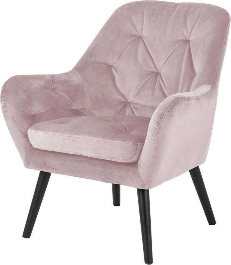Lisomme Arian fauteuil velvet oud roze