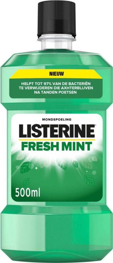 Listerine 3x Mondwater Fresh Mint 500 ml