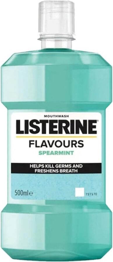 Listerine Mondspoeling Flavours Spearmint (6 x 500ml)
