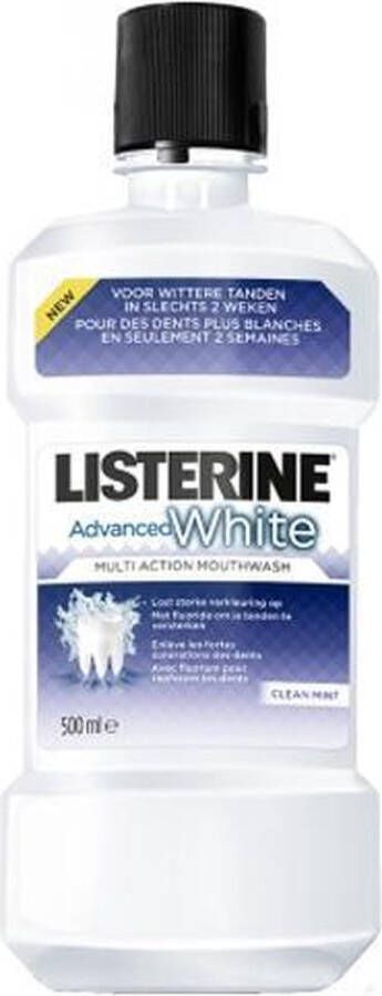 Listerine Advanced White Mondwater Mondspoeling 500ml Copy