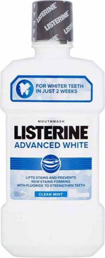 Listerine Mondwater 250ml Advanced White