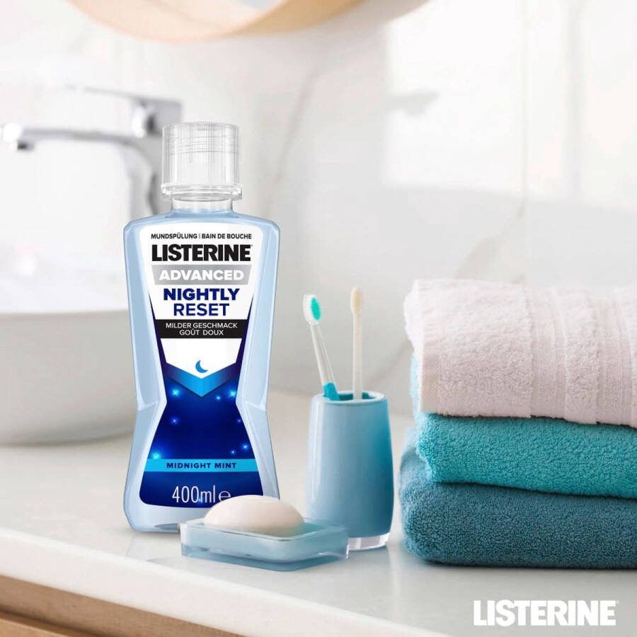 Listerine Mondwater Advanced Nightly Reset Milde smaak 400 ml