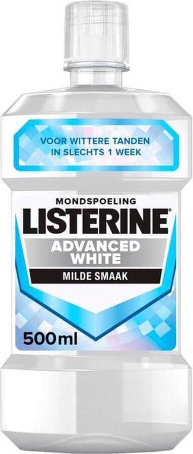 Listerine MONDWATER ADVANCED WHITE MILD 6x 500ML