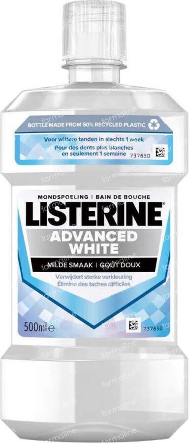Listerine Advanced White Mondwater Mondspoeling 6x 500ml Voordeelverpakking Copy