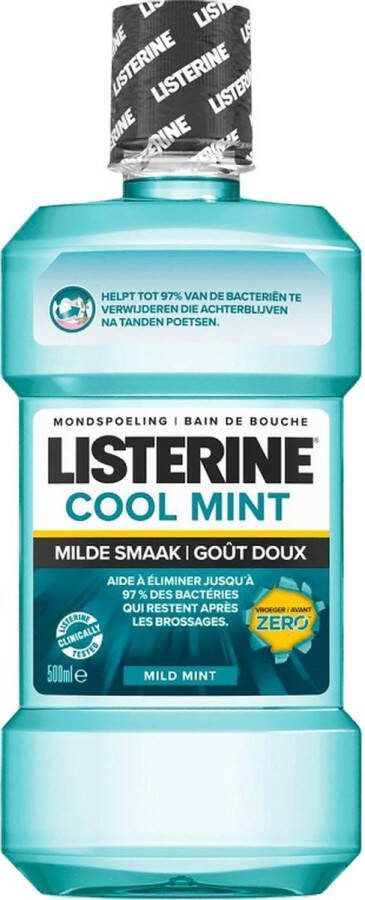 Listerine Mondwater Cool Mint Milde Smaak 500ml