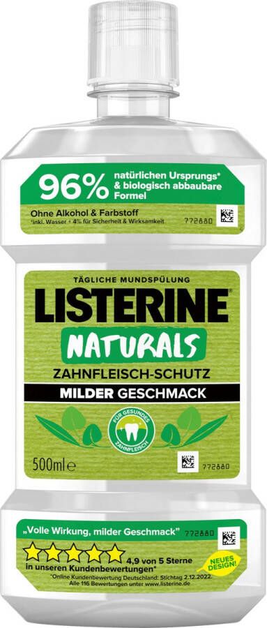 Listerine Mondwater Naturals Tandvleesbescherming 500 ml