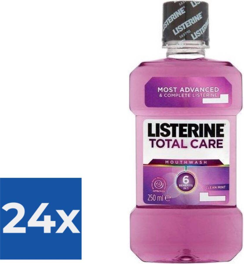 Listerine Mondwater Total Care 250 ml Voordeelverpakking 24 stuks
