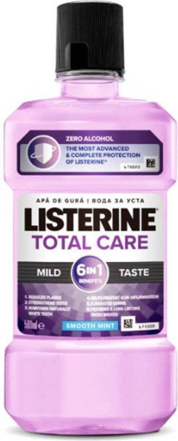 Listerine total care mild mint 6 x 500ml