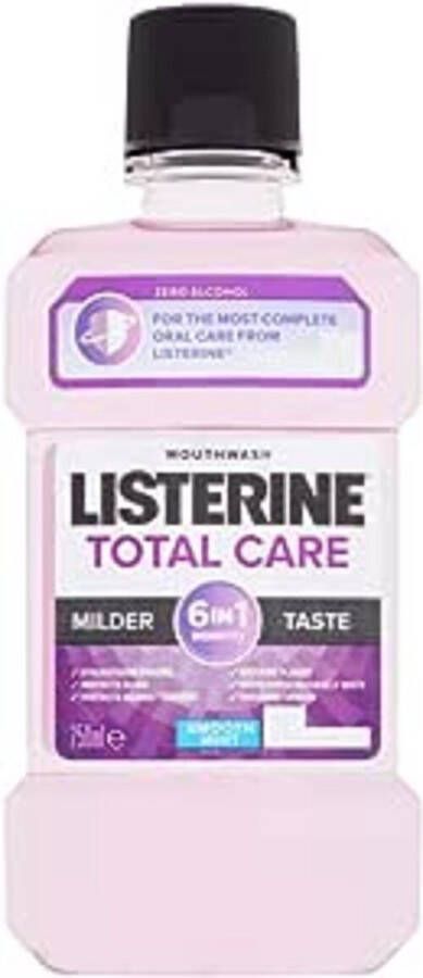 Listerine total care zero 250ml 6x voordeelverpakking