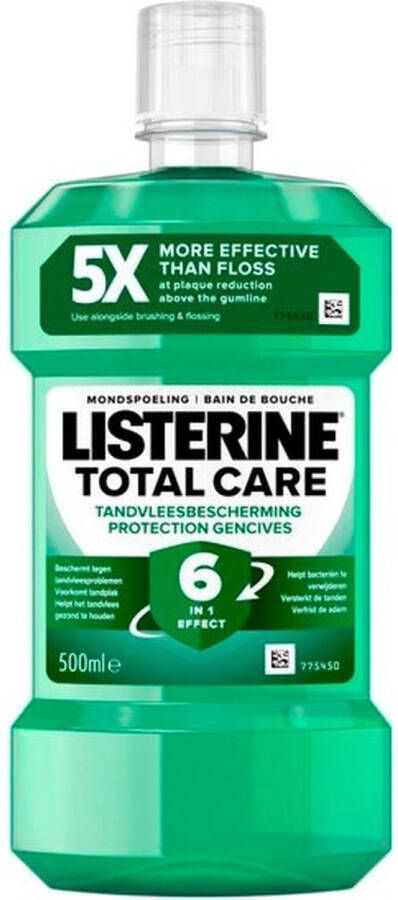Listerine x6 Mondwater total care gum protect 500 Milliliter