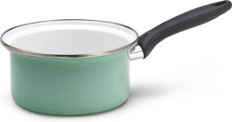 Lite-Body Magnus steelpan Ø16 CM Emaille Groen