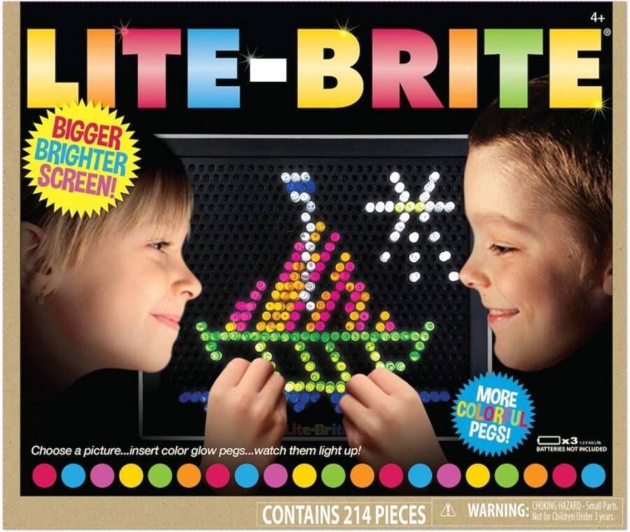 Lite-Brite Ultimate Edition 214 stuks inbegrepen!