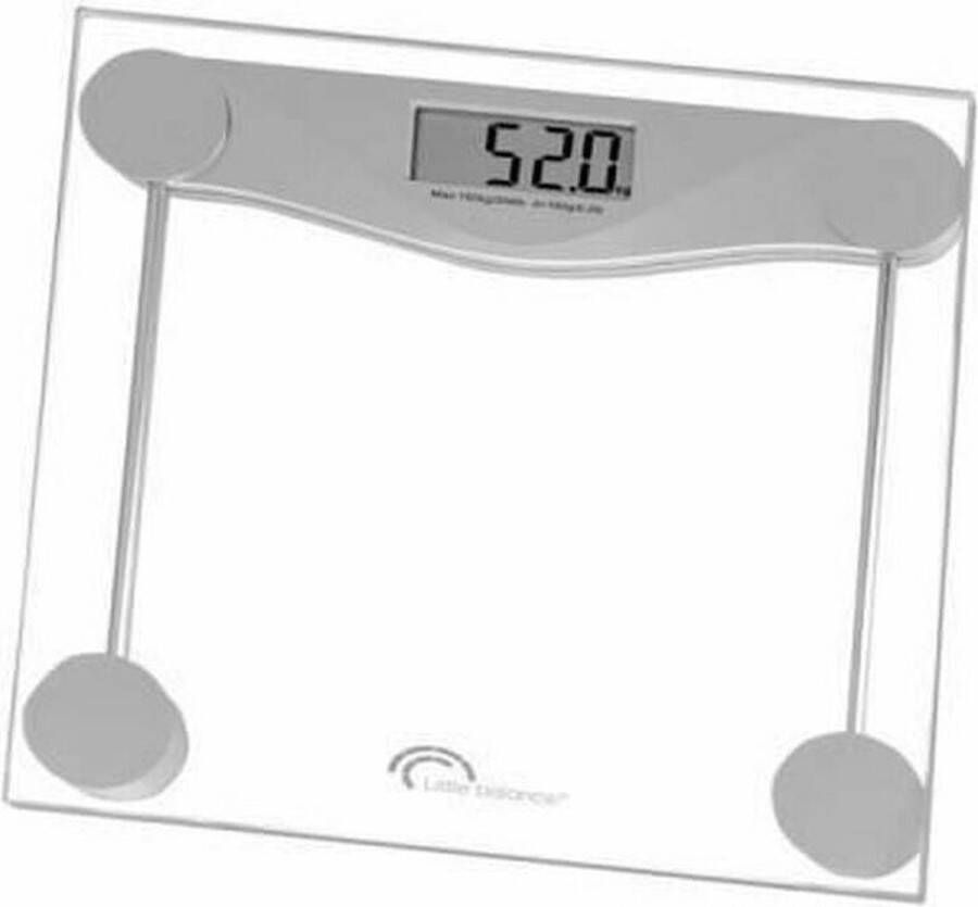 Balance LITTLE 8193 SB2 Elektronisch Elektronische weegschaal gehard glazen plateau 160 kg 100 g Transparant