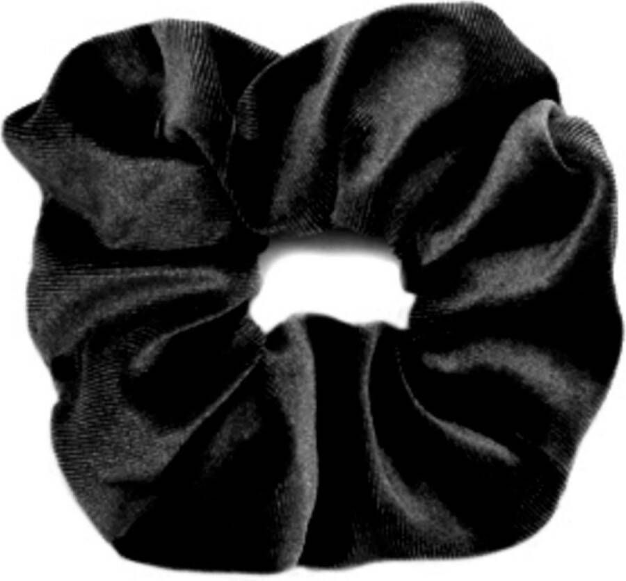 Little concepts Dames haarelastiek Scrunchie Zwart