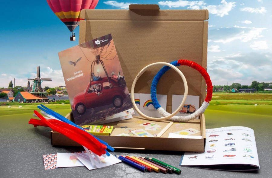 Little Creations Autobox voor onderweg Duitsland Autospel Autobingo Reisspel