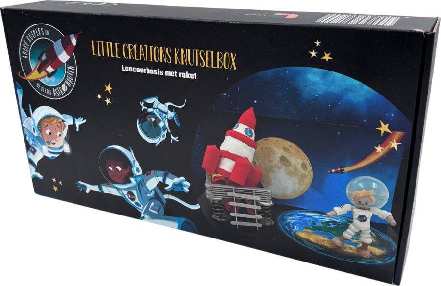Little Creations Knutselpakket De Kleine Astronauten (bekend van André Kuipers) knutselen voor kinderen Knutselactiviteit Knutselen Zelf maken DIY knutselen meisjes Knutselen jongens