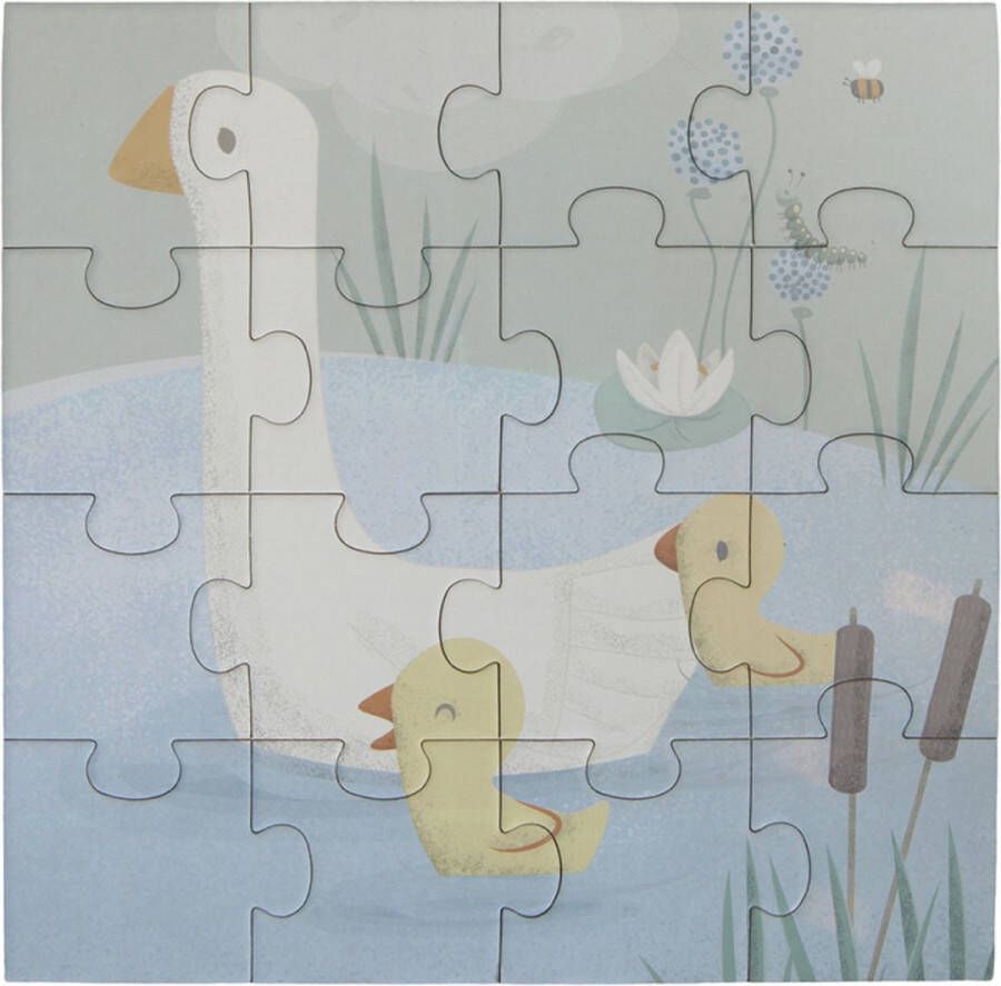 Little Dutch Gans 4 in 1 legpuzzel 35 stukjes