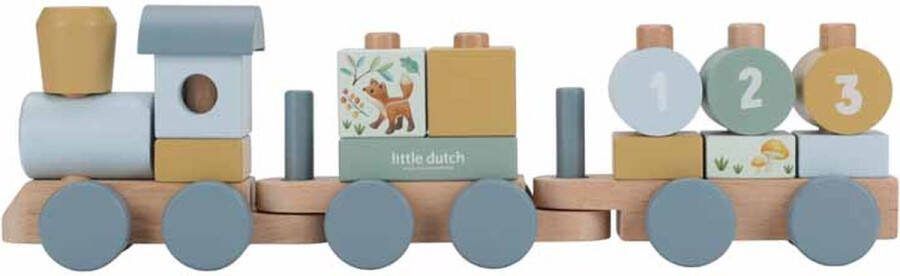 Little Dutch Blokkentrein Forest Friends FSC