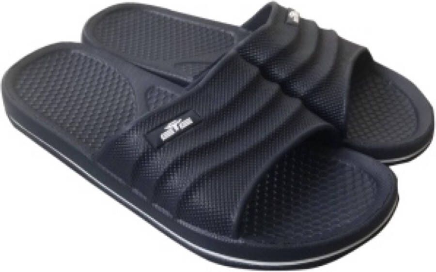 Little Dutch EYE slippers Pool Navy blauw wit WEES UNIEK !