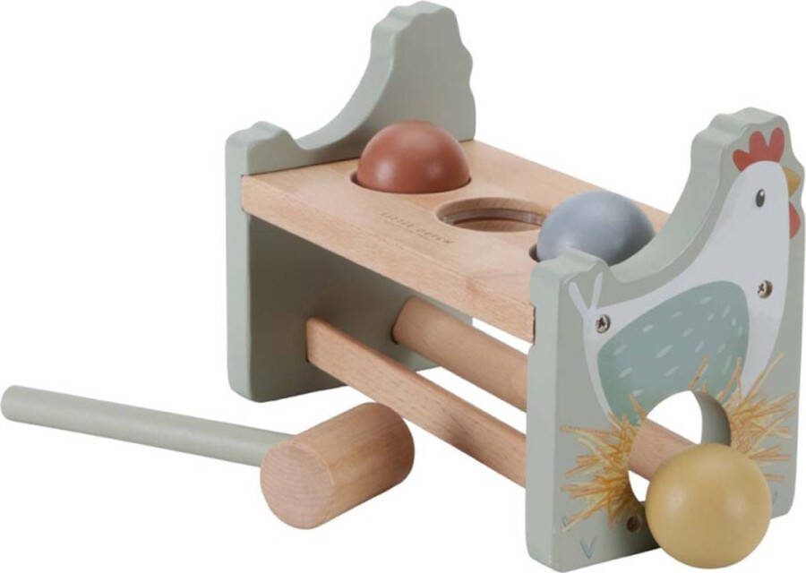 Little Dutch hamerbankje met ballen little farm FSC