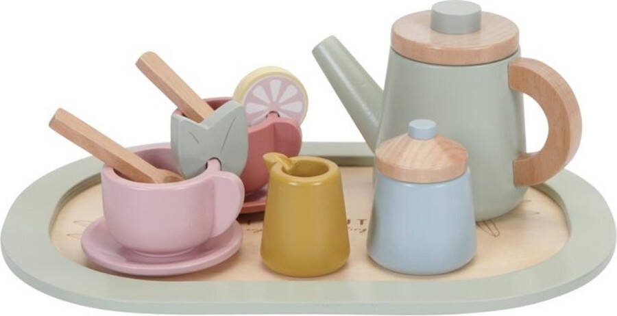 Little Dutch Houten Thee Servies Speelgoedtheeservies