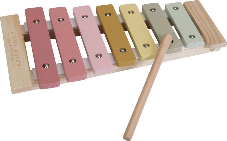 Little Dutch Houten Xylofoon Muziekinstrument Roze