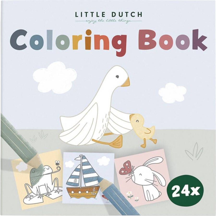 Little Dutch kleurboek Little Goose- creatief speelgoed schoencadeautje Sinterklaas