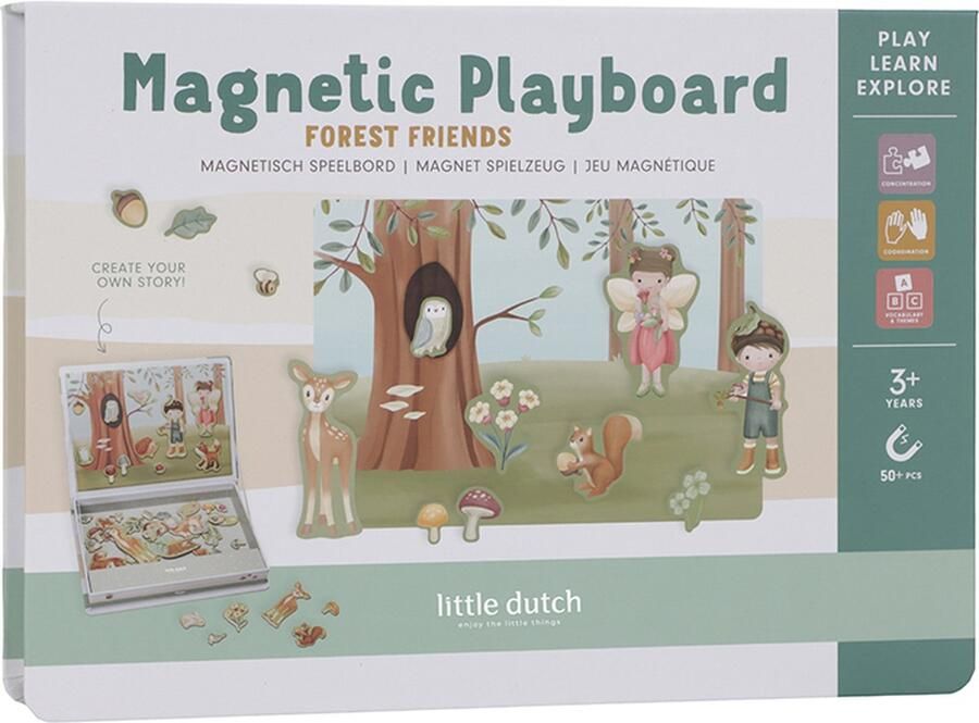 Little Dutch Magnetisch speelbord Forest Friends FSC