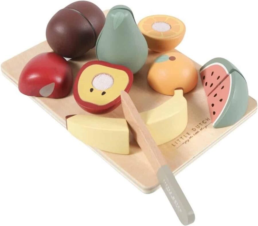 Little dutch Speelkeuken accessoire Snijset fruit - Foto 2