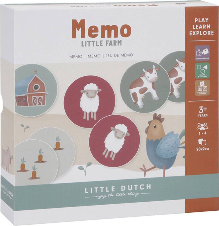 Little Dutch Little Farm Memo spel FSC