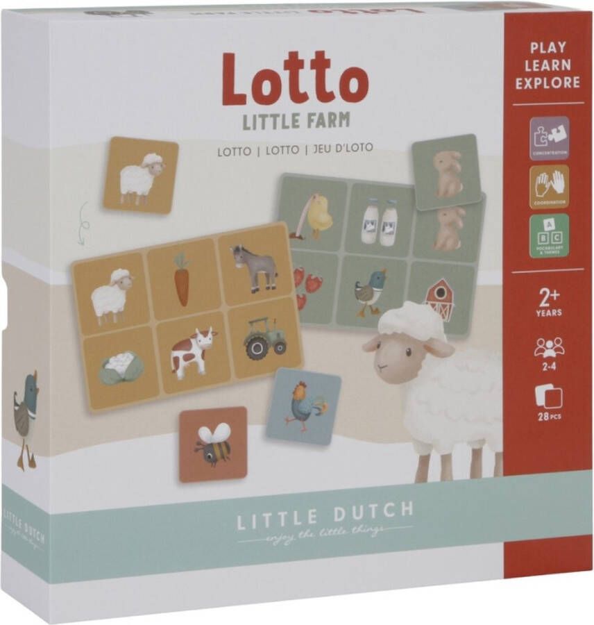 Tiamo Little Dutch Lotto spel FSC Little Farm