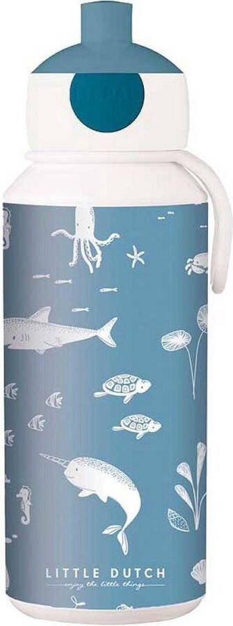 Mepal drinkfles Campus pop-up 400 ml little dutch ocean OP=OP