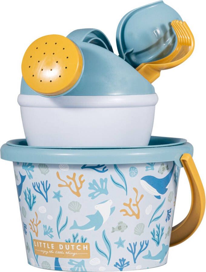 Little Dutch Strandset 9 5 cm 5-delig Oceans Dream Blauw