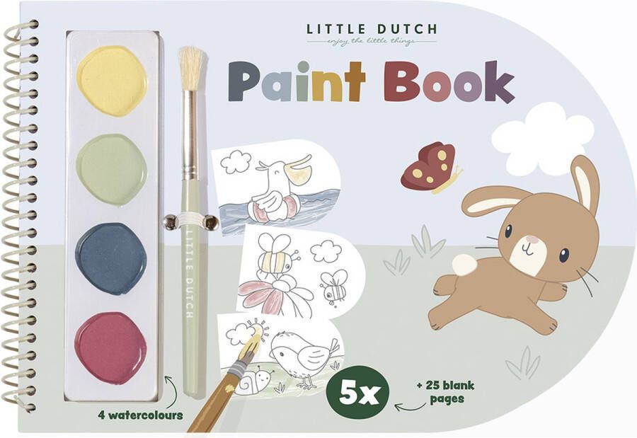 Little Dutch verfboek creatief speelgoed vakantieboek