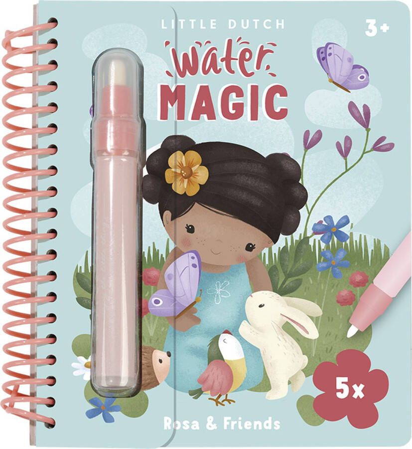 Little Dutch watertekenboek Water magic Rosa & Friends Bambolino Toys