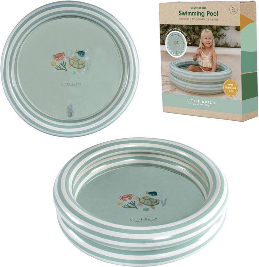 Little Dutch fresh greens zwembad blauw 80 cm