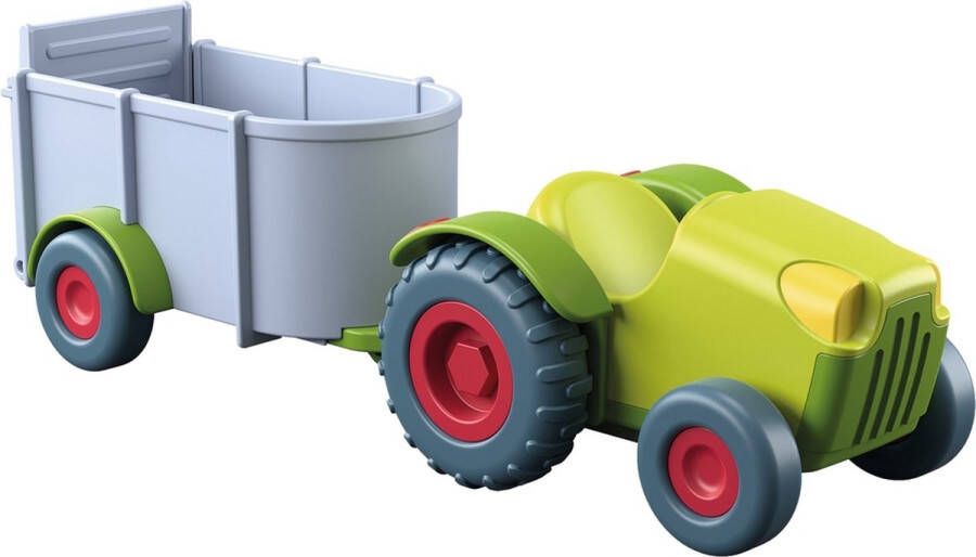 Little Friends Poppenhuis accessoires Tractor Met aanhanger