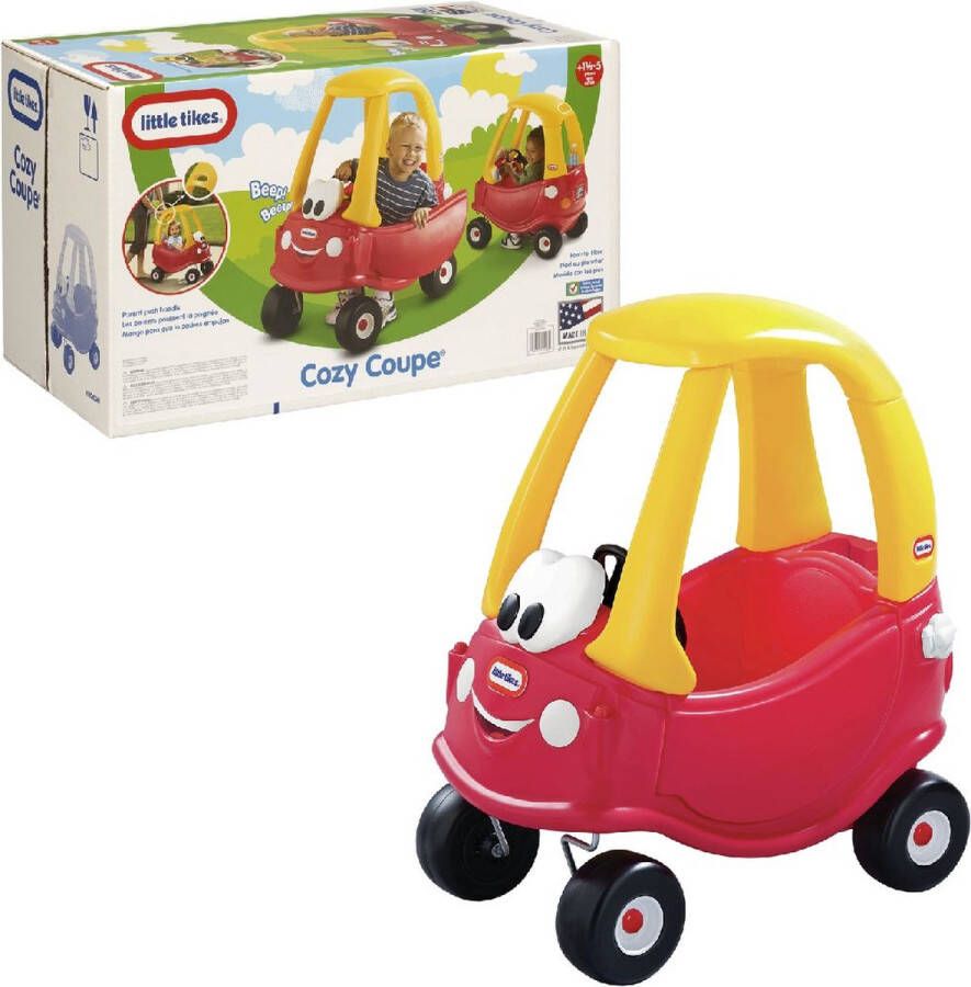 Little Tikes Cozy Coupe Anniversary Loopauto Rood Geel