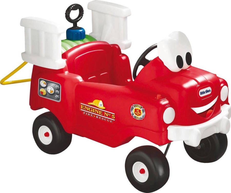 Little Tikes Cozy Coupe Brandweerwagen met Waterspuit Loopauto Rood