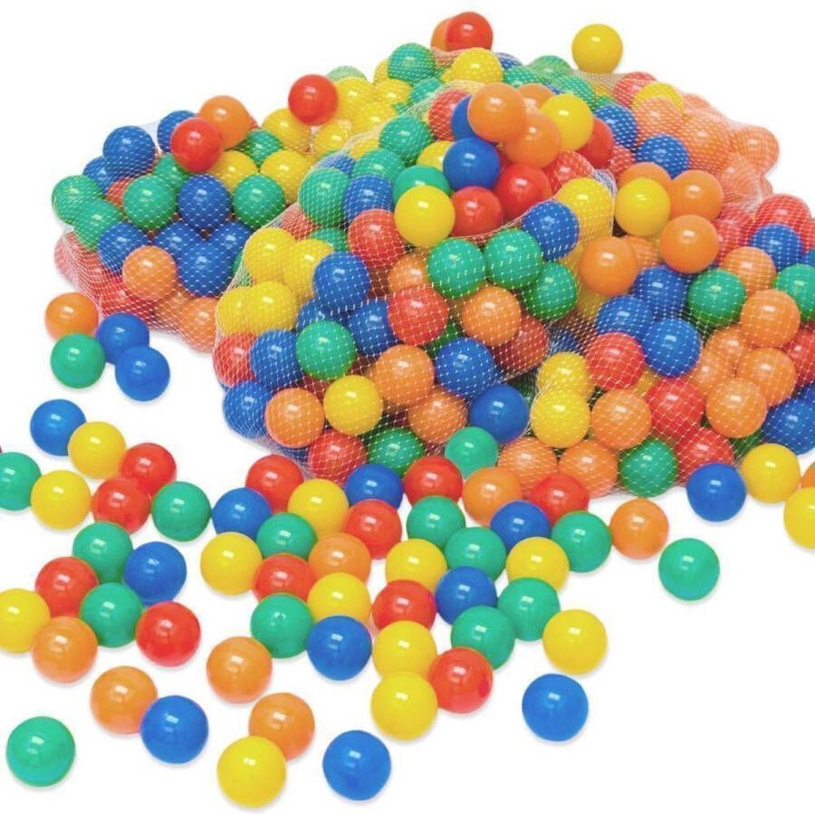 LittleTom 100 Baby ballenbak ballen 6cm ballenbad speelballen voor kinderen vanaf 0 jaar